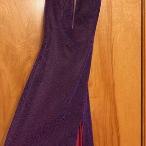 Elegant Purple Evening Dress